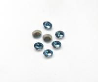 Vintage Swarovski 8x6 mm Oval Shape 4100 Premier Aquamarine Crystal Rhinestones gemstones jewlery making color zirconium