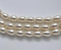 Swarovski® pear-shaped Crystal White pearl beads 5821 Teardrop pearl - 11x8mm swarovski crystal beads swarovski pearls WHOLESALE PRICES