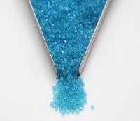 11/0 Charlotte Cut Beads Patina Transparent Aqua Aurore Boreale 10/20/50/250/500 Grams PREMIUM MATERIALS