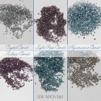 Swarovski Crystal 4SS/PP9 1.5mm Xilion 6 COLORS 1028 Chatons Vintage Swarovski Crystal dust Clay nail art