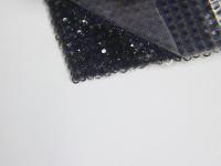 Swarovski Crystal Mesh Standard Sheet in Dark Indigo (40000) 500x200mm Hotfix Black Plating back
