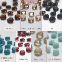Vintage Swarovski 12 mm Rounded Square 4470 UNFOILED Premier Crystal Rhinestones for rings earrings gemstones