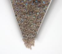 11/0 Charlotte true Cut Beads Patina White Opal Antique Gold Lined Aurore Boreale loose beads embroidery making jewelry native supply
