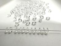 4x6mm Crystal Preciosa Flat Bicone Spacer Beads jewelry making VINTAGE wedding decorations