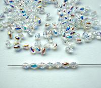 5200 Vintage 6x4 mm Swarovski crystal bead oval shape Crystal fancy beads decorations wedding