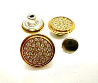17MM Swarovski Pave Crystal Jeans Button 1790/104 R86 Swarovski Crystal vintage articles jacket buttons