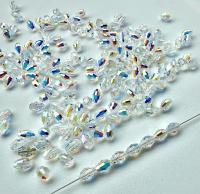 5200 Vintage 6x4 mm Swarovski crystal bead oval shape Crystal fancy beads decorations wedding