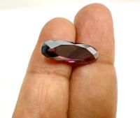 Vintage Swarovski 4161 Long Classical Oval 21x7mm Light Amethyst Satin unfoiled (2 Pieces) gemstones, jewlery making, color zirconium