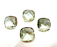 Vintage Swarovski 16mm Cushion Cut in Cantaloupe 4461 Premier Crystal 2 Pieces fancy stones jewelry making craft supply