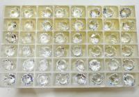 47ss Swarovski Vintage Rhinestones in Crystal Unfoiled jewelry making supply vintage components cubic zirconium