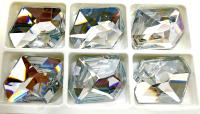 Swarovski 38 x 33 mm 4759 Flat Back Cosmic Fancy Stone (Crystal Cal Vi Si) chunky stones