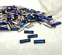 10x3 mm Swarovski 4500 Crystal Heliotrope Baguette Fancy Stone  gemstones jewlery making color zirconium