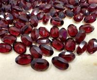 Vintage Swarovski 6X4 mm 4120 Oval Shape Crystal Rhinestones in Burgundy unfoiled gemstones jewlery making color zirconium
