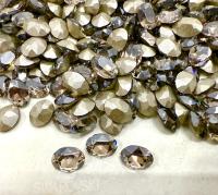 Vintage Swarovski 8x6 mm Crystal Satin Oval Shape 4120 Premier Crystal Rhinestones gemstones jewlery