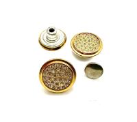17MM Swarovski Pave Crystal Jeans Button 1790/104 R86 Swarovski Crystal vintage articles jacket buttons