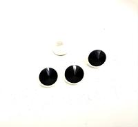 7mm Designer edition Jet Swarovski Bezel Buttons Swarovski Crystal vintage articles