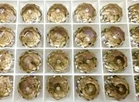 Swarovski 5040 Briolette Crystal Golden Teak Crystal Bead 18mm PREMIUM MATERIALS