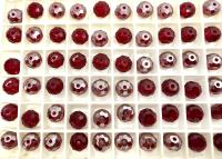 Swarovski 5040 Briolette Siam Satin Crystal Bead 8mm PREMIUM MATERIALS
