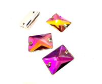 Swarovski 3250 Square Sew-On 18X 13mm Rectangle in CRYSTAL VOLCANO embroidery pieces bridal decorations