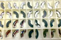 14mm SWAROVSKI 2037 Eclipse Flat Back hotfix crystal decoration clothing embellishment jackets jeans