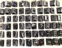 10mm Swarovski 3027 Square Jet Black Button Vintage crystals tailoring materials