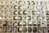 Vintage Swarovski 8 mm Cushion Cut in Crystal 4470 Premier Crystal 2 Pieces fancy stones jewelry making craft supply