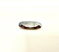 Vintage Swarovski 4161 Long Classical Oval 21x7mm Amethyst Satin foiled (2 Pieces) gemstones, jewlery making, color zirconium