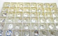 47ss Swarovski Vintage Rhinestones in Crystal Unfoiled jewelry making supply vintage components cubic zirconium