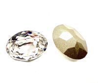 Vintage Swarovski 25x 18 mm Crystal Foiled Oval Shape 4120 Premier Crystal Rhinestones gemstones, jewlery