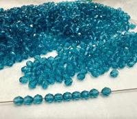 4mm Swarovski INDICOLITE Beads 5025 Faceted Oval Bead Jewelry making beads