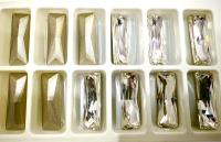 Swarovski 4547 Princess Baguette Fancy Stone 30X 10 mm Crystal foiled