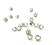 Swarovski Rose Pin (53303), Stainless Steel Casing With Stones in SS20 - Crystal Effects