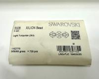 5mm Light Turquoise Swarovski 5328 Bicones crystal beads jewelry making beads