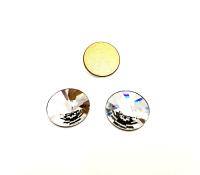 Swarovski Crystal 2006 Rivoli Rhinestone Flat Back Non Hotfix 12mm Crystal Vintage findings jewellery parts