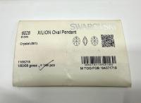 Swarovski 6028 Xilion Oval Silver Night 8mm crystal Swarovski pendant crystal stone drop jewelry pendant PREMIUM Materials