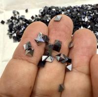 Swarovski 2415 4mm Marcasite Flatback Jet Metallic Silver Nail art decoration, craft supplies, wedding