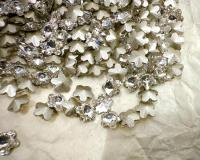 6mm Swarovski 4744 Flower Fancy Stone Crystal Vintage findings jewellery parts
