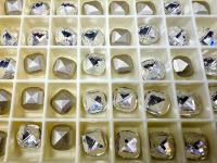 Vintage Swarovski 16mm Cushion Cut in Crystal 4461 Premier Crystal fancy stones jewelry making craft supply