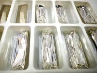Swarovski 4547 Princess Baguette Fancy Stone 30X 10 mm Crystal foiled
