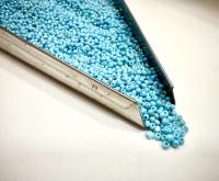 11/0 Charlotte Cut Beads Patina Opaque Powder Turquoise Blue Aurore Boreale NATIVE SUPPLY