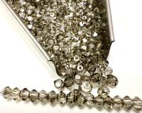 3mm Crystal Satin Swarovski Bicone 5301 Beads Jewelry findings embroidery materials jewelry making