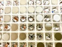 Swarovski 2088 XIRIUS 30ss Flatbacks No-Hotfix Crystal Rhinestones Nail Art 6.3mm Made in Austria