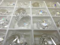 Swarovski Element 6744 12mm Flower Pendant Crystal Pendant Beads Crystal drops vintage findings jewelry making wedding decorations