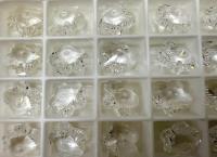 Swarovski Element 6744 12mm Flower Pendant Crystal Pendant Beads Crystal drops vintage findings jewelry making wedding decorations