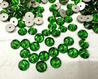 Swarovski Crystal Dark Moss Green 5MM Xirius Lochrose SEW ON STONES 3188 embroidery materials couture material