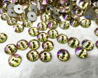 Swarovski Crystal Luminous Green 4MM Xirius Lochrose SEW ON STONES 3188 embroidery materials couture material