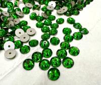 Swarovski Crystal Dark Moss Green 5MM Xirius Lochrose SEW ON STONES 3188 embroidery materials couture material