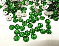 Swarovski Crystal Dark Moss Green 5MM Xirius Lochrose SEW ON STONES 3188 embroidery materials couture material