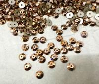 Swarovski Crystal Rose Gold 4MM Xirius Lochrose SEW ON STONES 3188 embroidery materials couture material