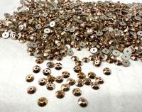 Swarovski Crystal Rose Gold 4MM Xirius Lochrose SEW ON STONES 3188 embroidery materials couture material